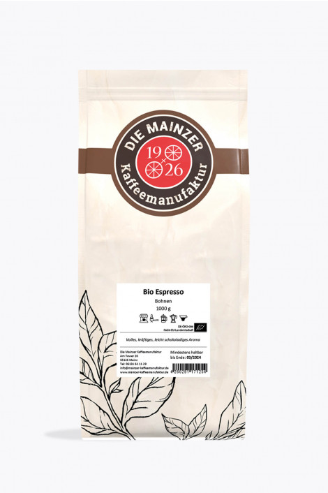 Mainzer Kaffeemanufaktur Bio Espresso 2012 1kg