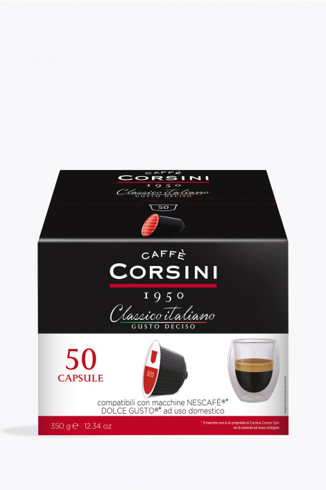 Caffè Corsini Classico Italiano Gusto Deciso 50 Kapseln Dolce Gusto® kompatibel