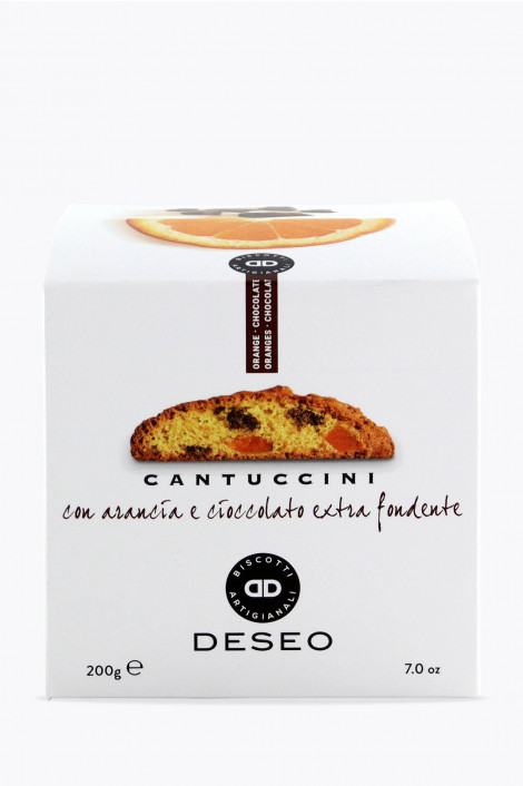 Deseo Cantuccini mit Orange und Zartbitterschokolade 200g
