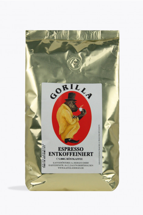 Gorilla Espresso Entkoffeiniert 1kg