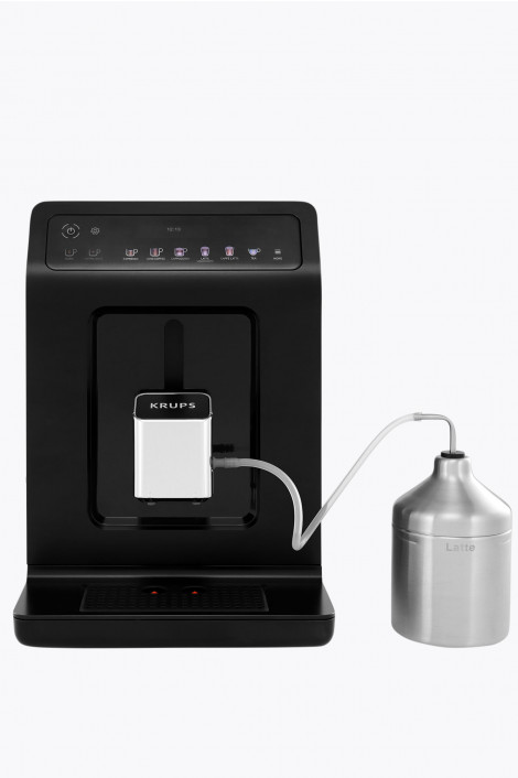 Krups Kaffeevollautomat Doppel Cappuccino  Evidence Plus Schwarz-Metallic