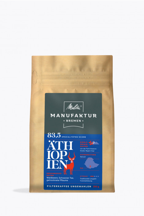 Melitta® Manufaktur Bremen Äthiopien Single-Origin-Kaffee 250g