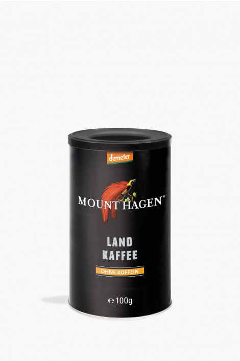 Mount Hagen Demeter Landkaffee aus Bio Getreide Dose 100g