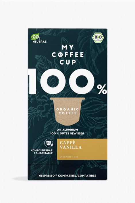 My Coffee Cup Caffe Vanilla Bio 10 Kapseln Nespresso® kompatibel