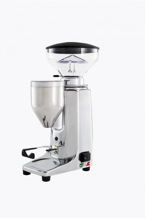 Quamar Espressomühle Q50E Alu poliert, Digital Timer