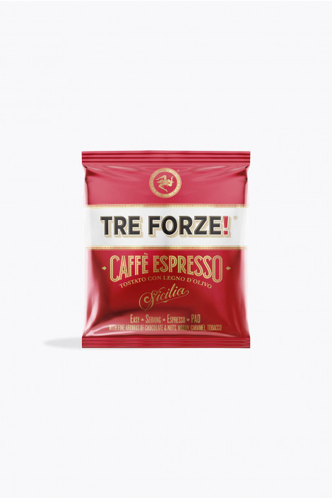 TRE FORZE! Caffè Espresso 50 E.S.E.-Pads