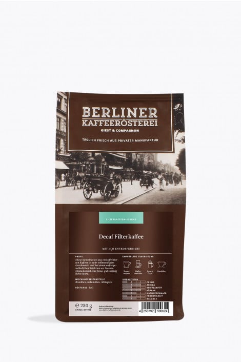 Berliner Kaffeerösterei Giest & Compagnon Produktions & Vertriebs Gmbh Berliner Kaffeerösterei Filterkaffee Decaf online kaufen | roastmarket