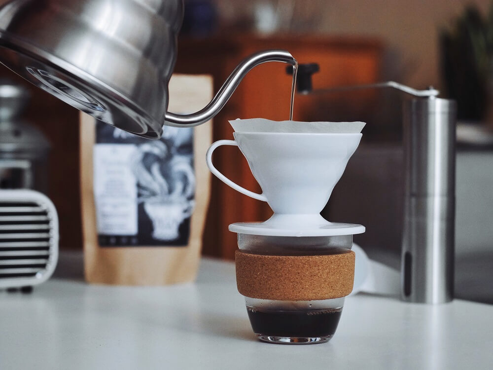 Filterhalter Filterkaffee Zubereitung