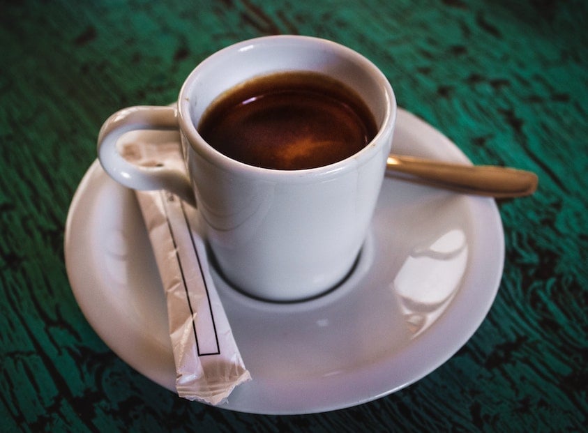 Italienischer Espresso in Tasse