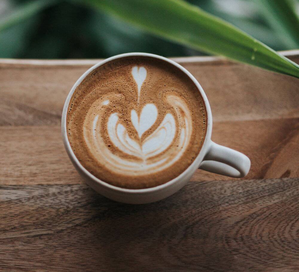 Cappuccino mit Latte Art