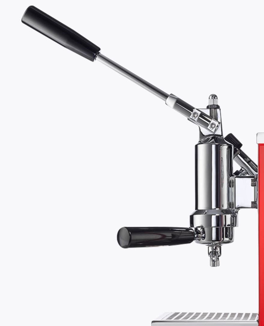 Olympia Express Handhebel Espressomaschine Cremina Rot