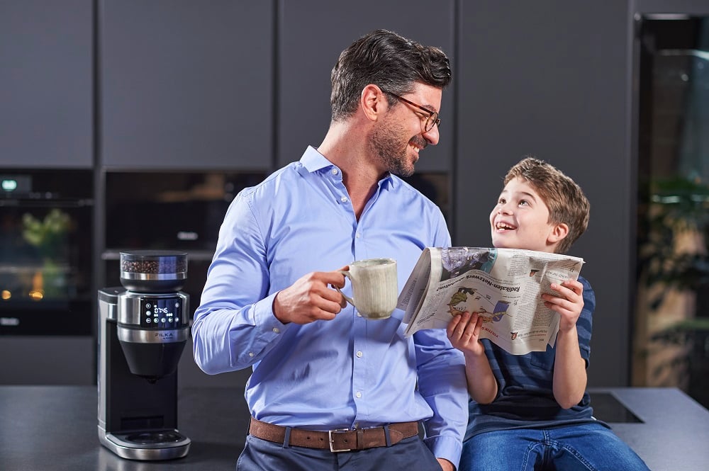 Severin Filterkaffeemaschine FILKA mit Vater und Sohn Severin Filterkaffeemaschine FILKA mit Vater und Sohn