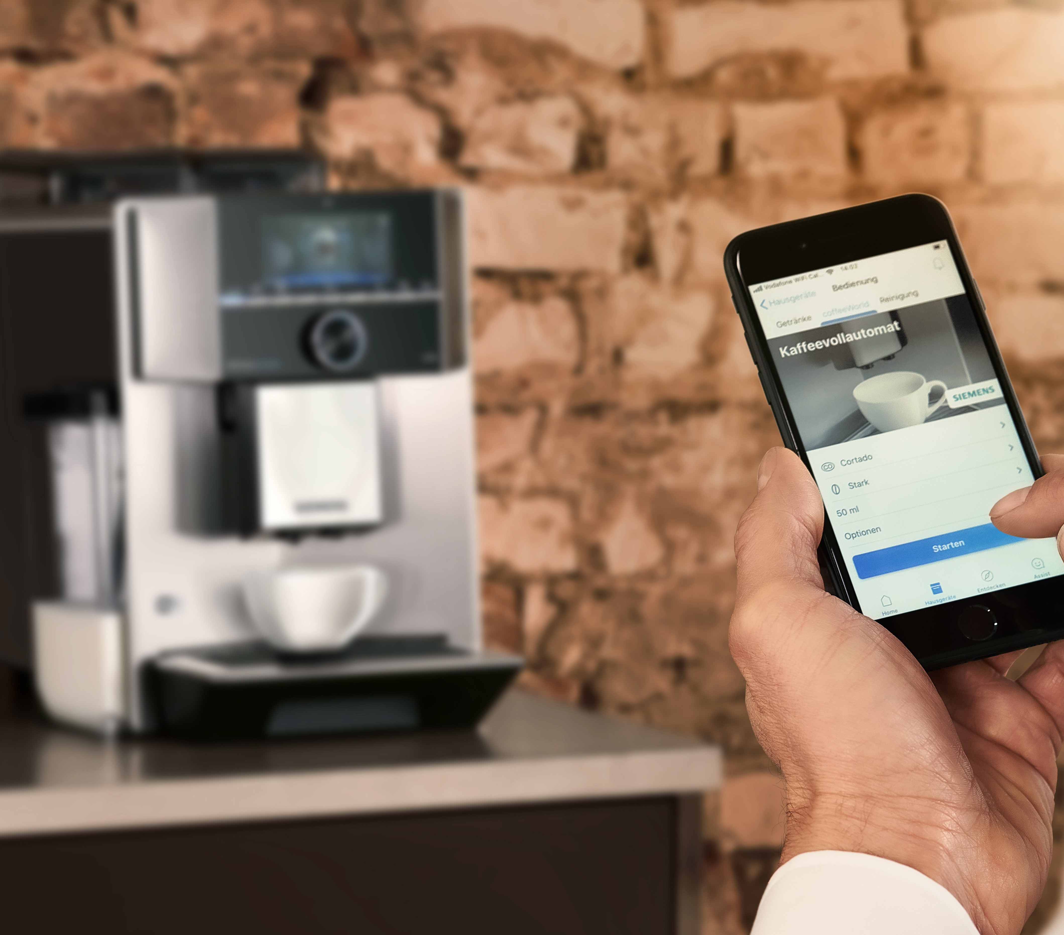 Siemens EQ. 9 plus connect s500 Home Connect