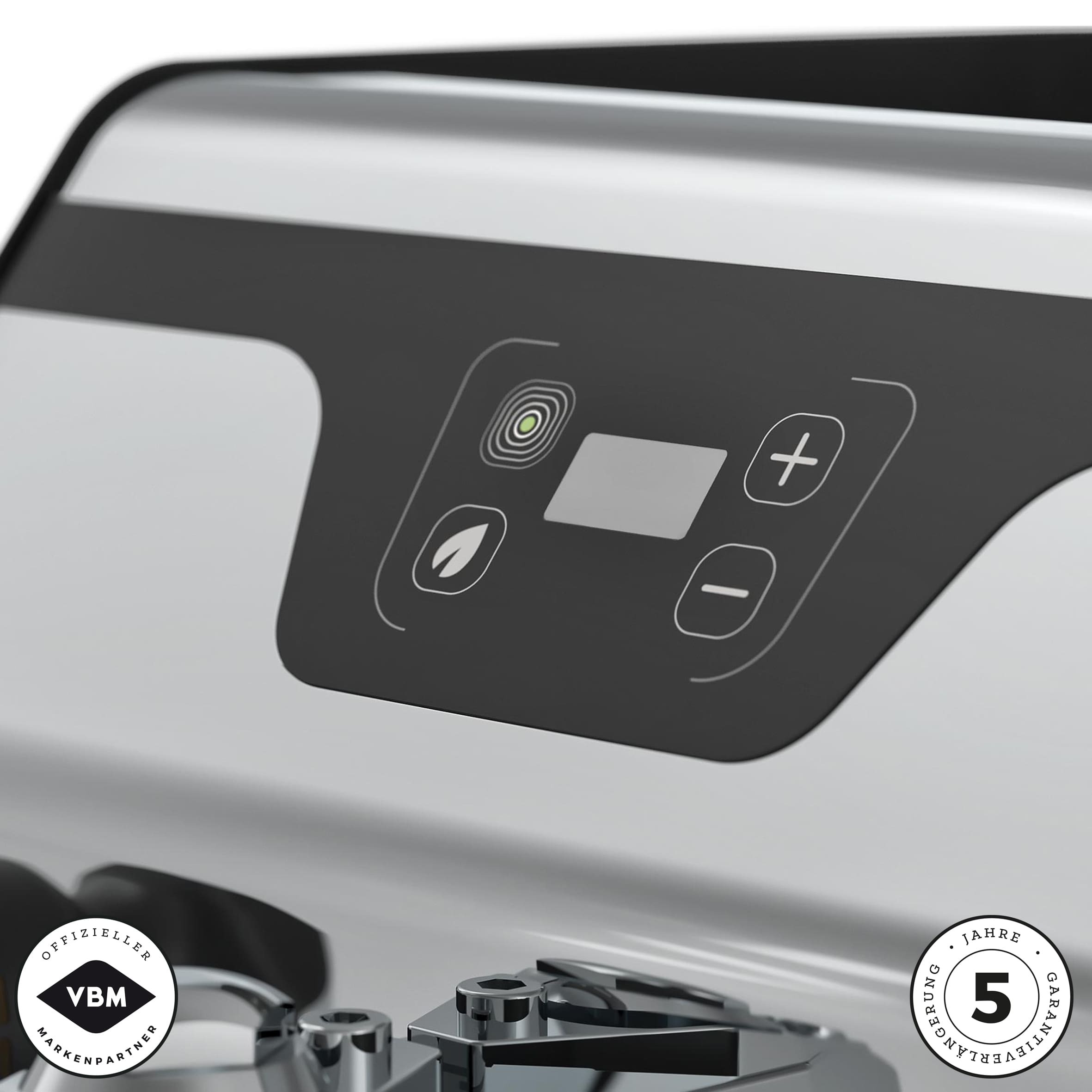 Vibiemme Espressomaschine Domobar Junior Digital Schwarz/Inox