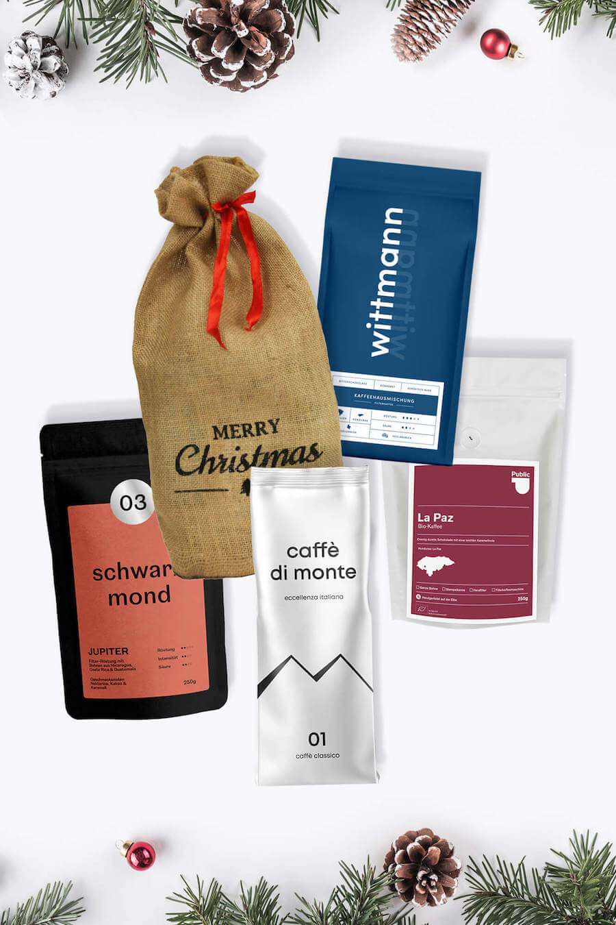 Weihnachtskaffee im winterlichen-kaffee-probierpaket