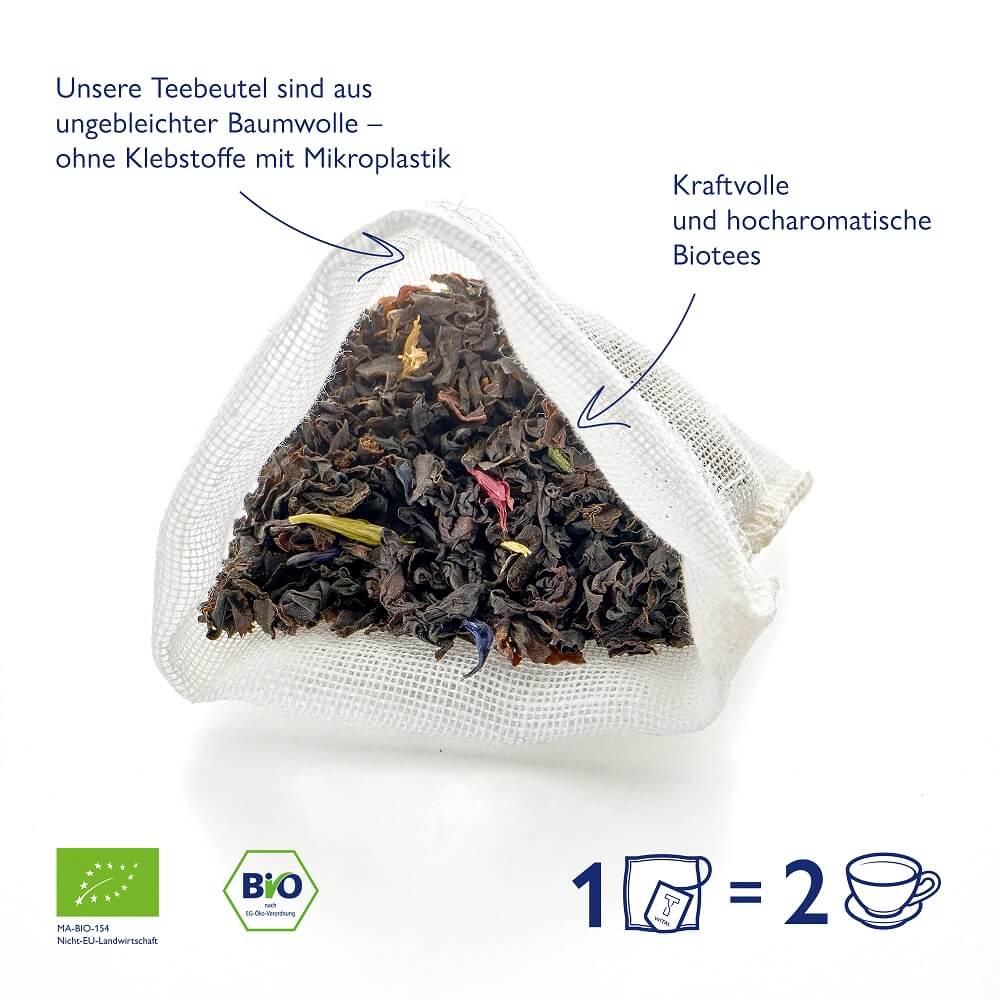 Wital Tea Bio-Zertifizierung und Kompostierbare Beutel