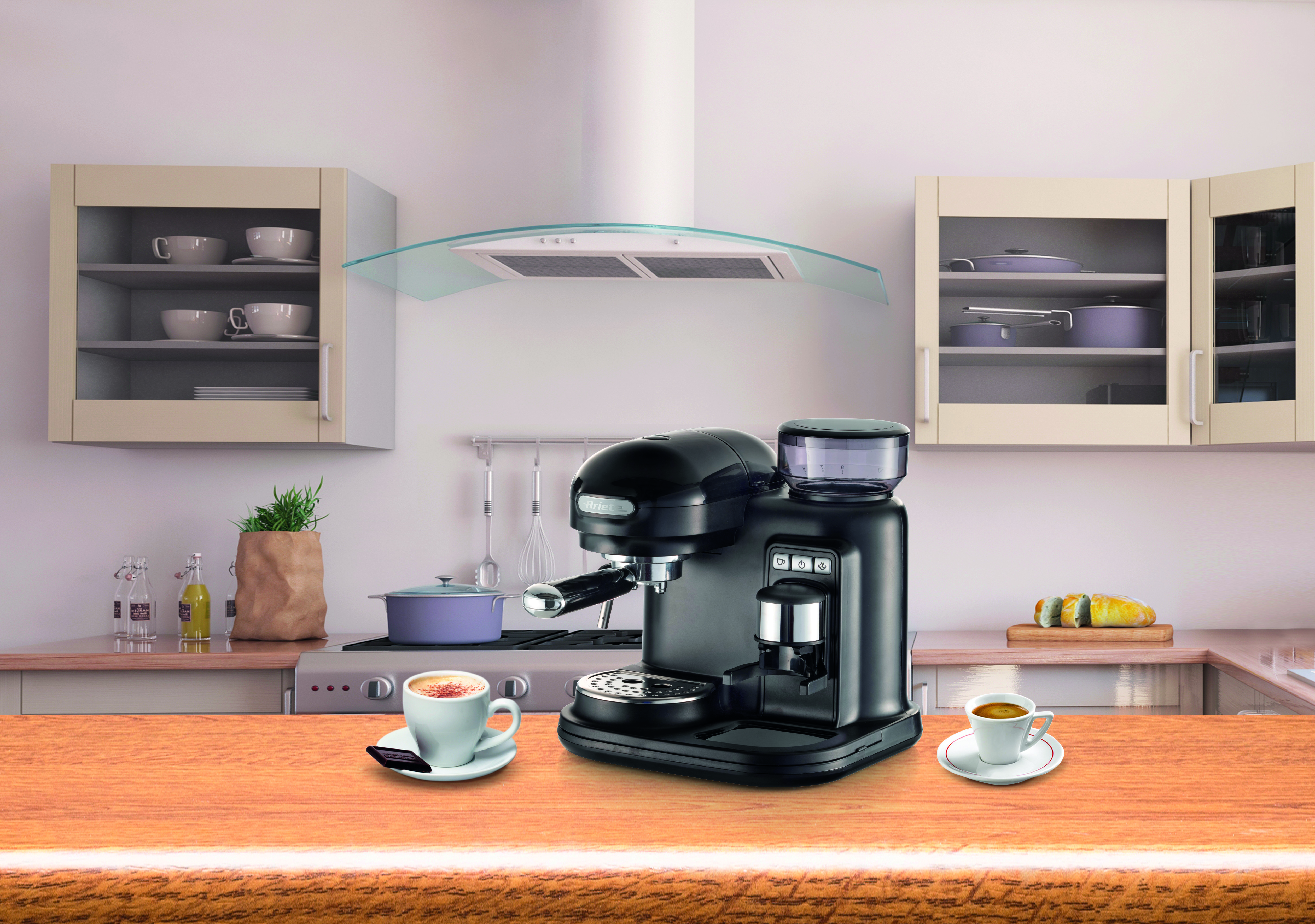 Ariete Espressomaschine Moderna Schwarz Moodbild