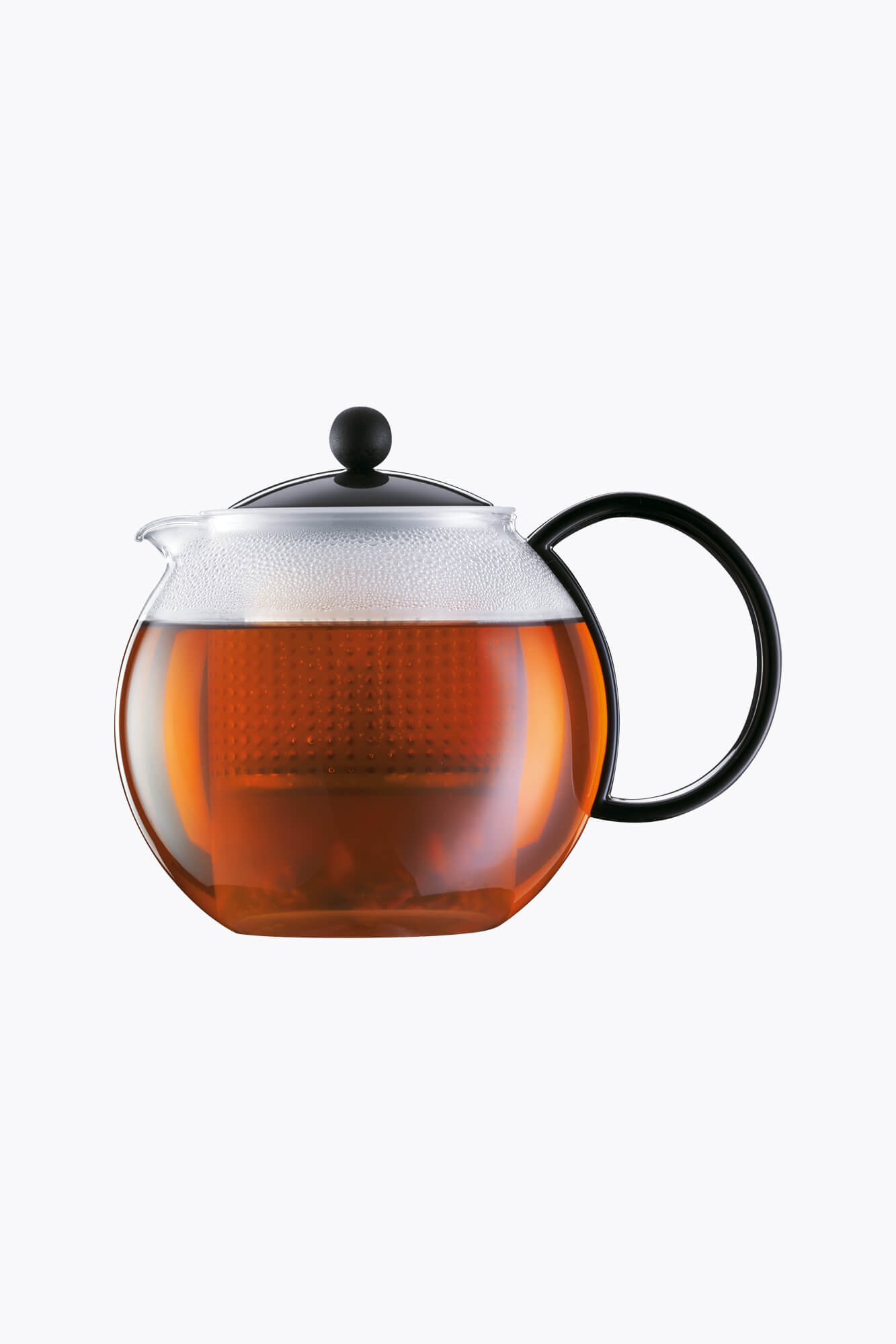 Bodum Assam Teebereiter mit schwarzen Elementen Bodum Assam Teebereiter mit schwarzen Elementen