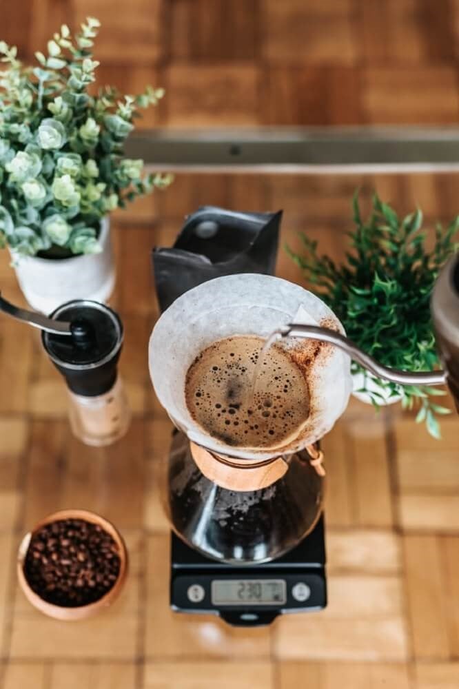Kaffeezubereitung mit Chemex Kaffeezubereitung mit Chemex