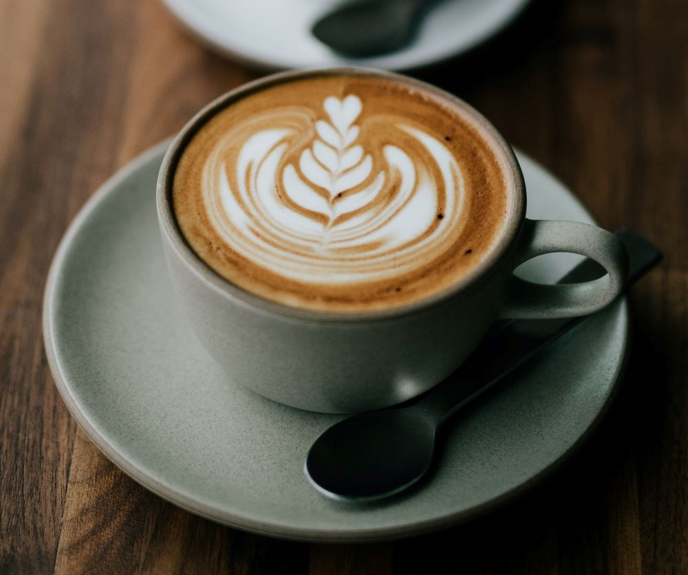 Dallmayr Kaffee in Porzellantasse