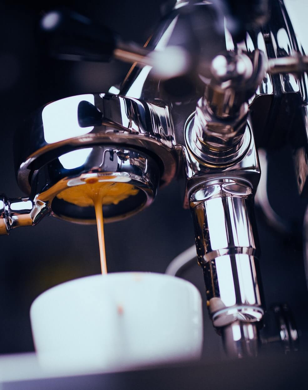 Espresso Zubereitung in ECM Siebträgermaschine Espresso Zubereitung in ECM Siebträgermaschine