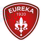 Logo Eureka Kaffeemühlen 1920 in rot weiß Logo Eureka Kaffeemühlen 1920 in rot weiß