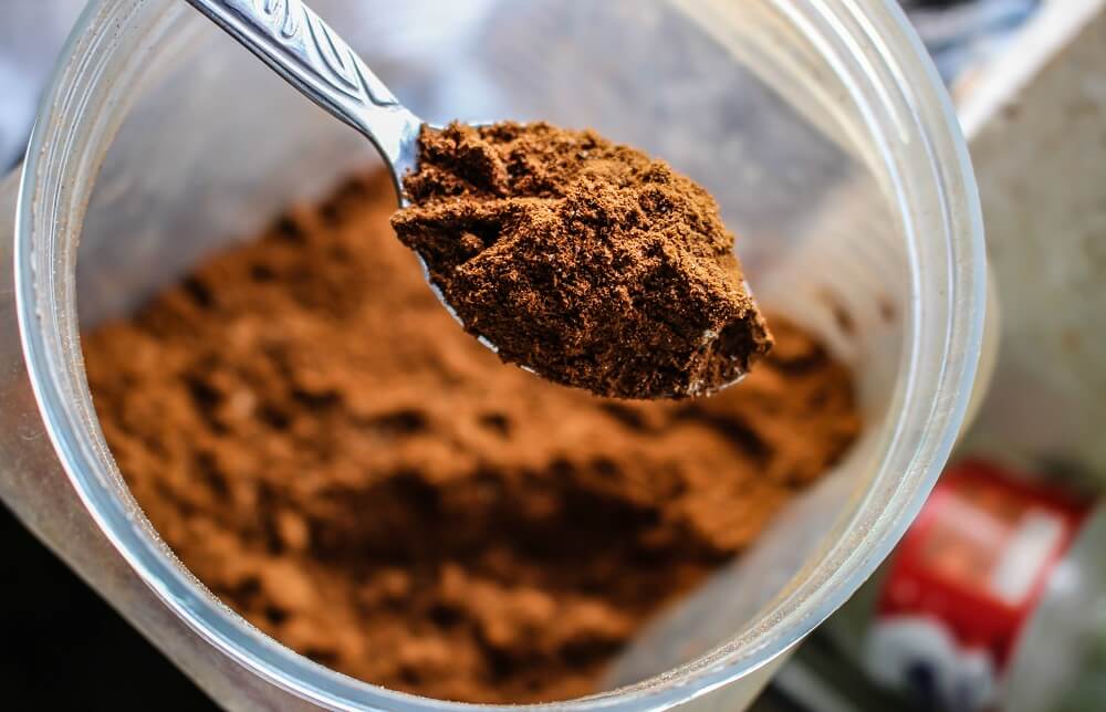 Kakaopulver Löffel
