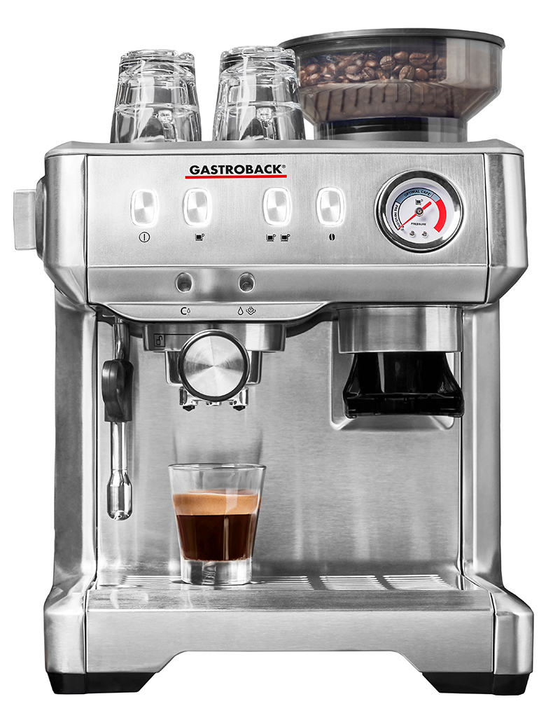 Espressoextraktion mit der Gastroback Design Espresso Advanced