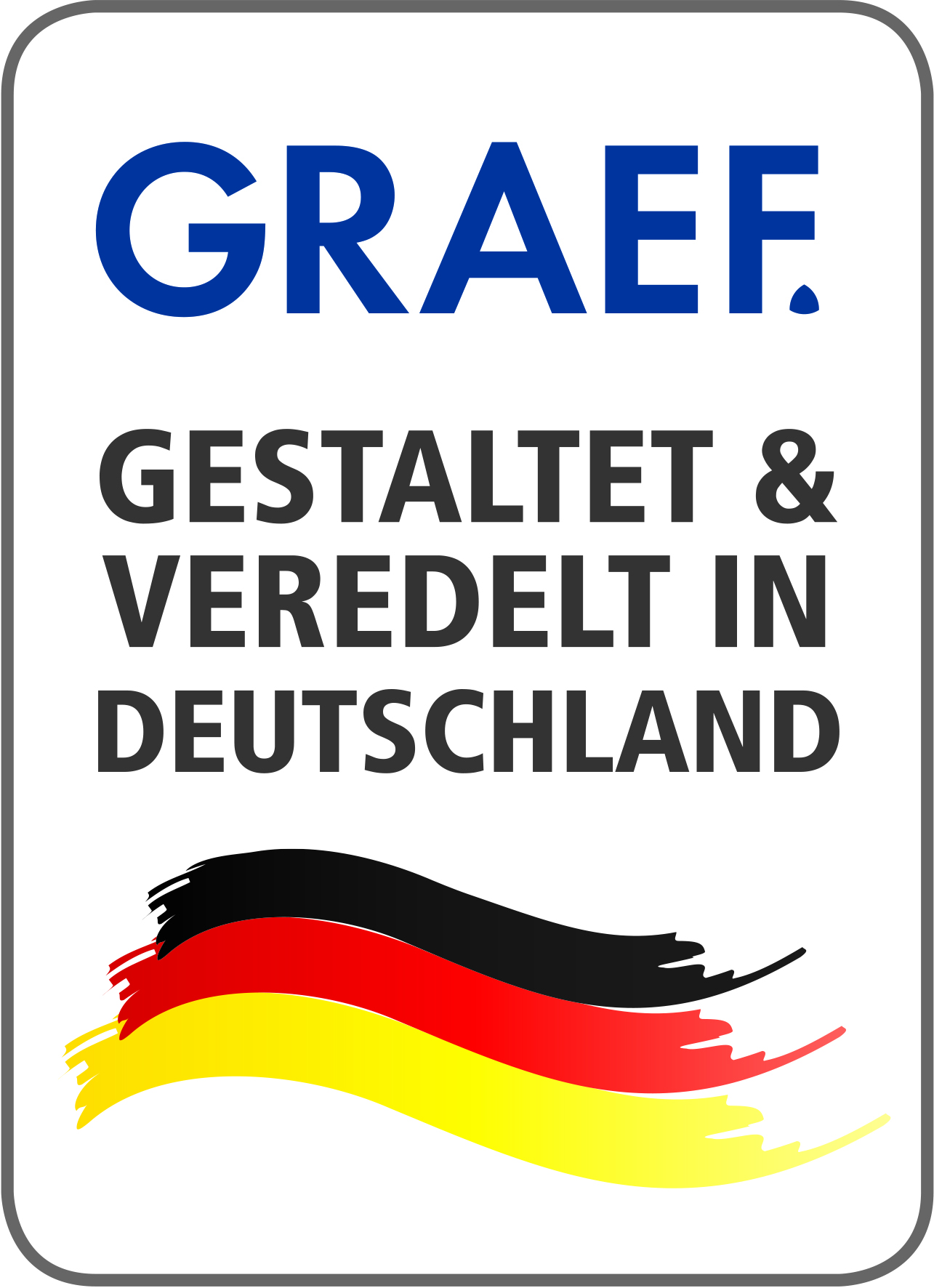 Graef Logo gestaltet und entwickelt in Deutschland