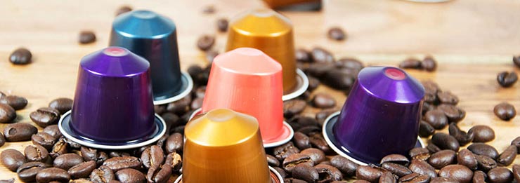 Kaffeekapseln für Nespresso