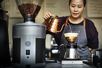 Kaffee aufgiessen Kaffee aufgiessen