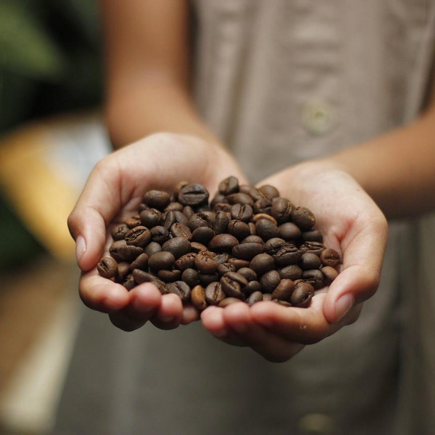 Kaffeebohnen aus der Tüte