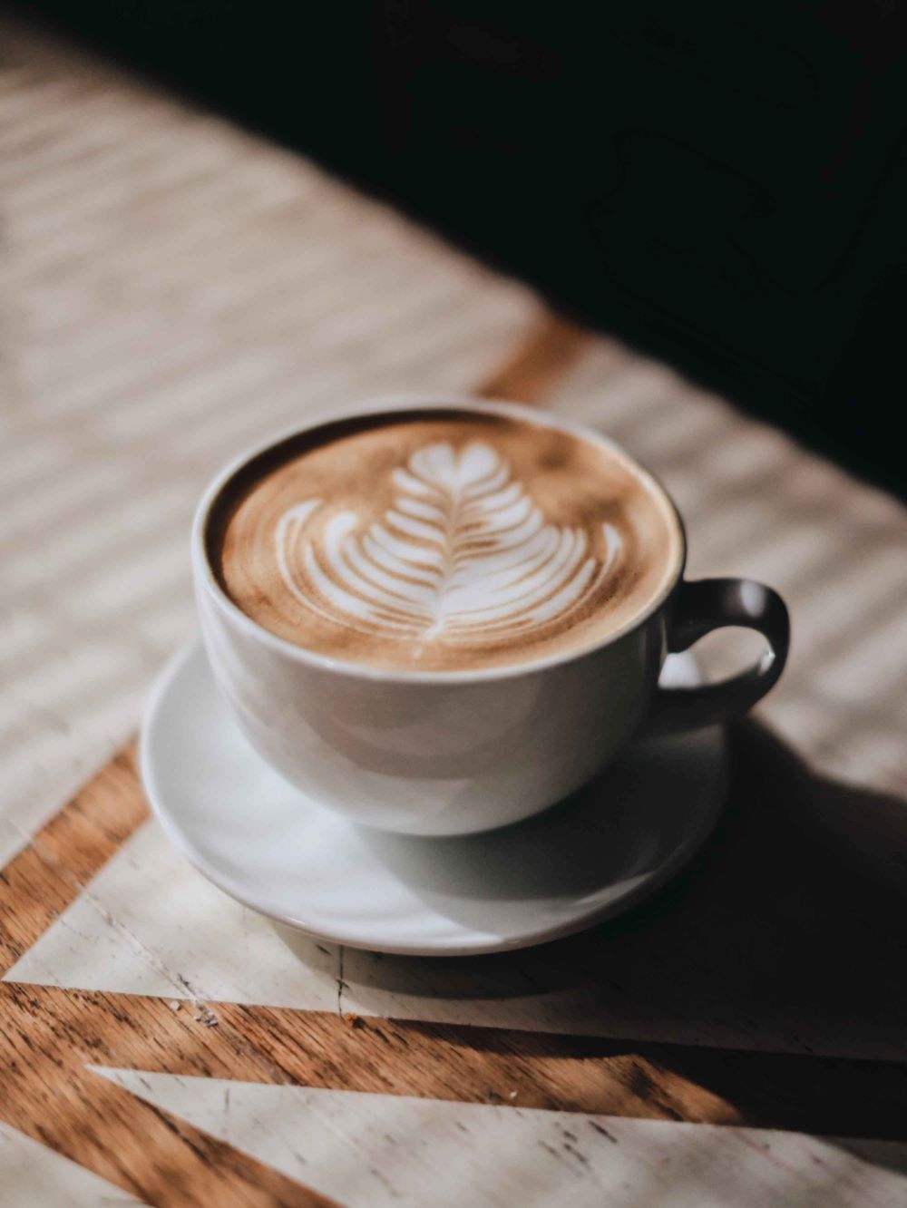Cappuccino in Kaffeetasse