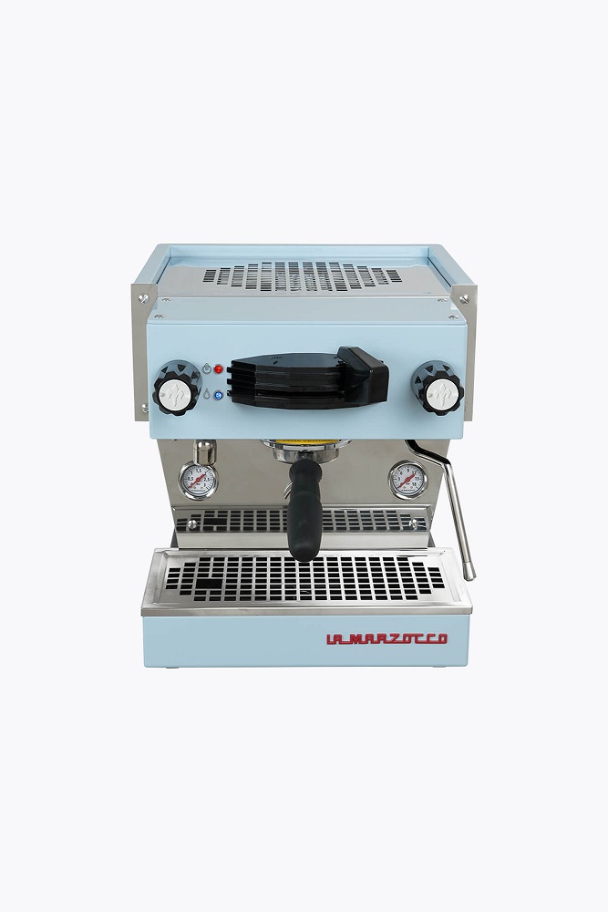 La Marzocco Linea Mini Hellblau Vorderseite