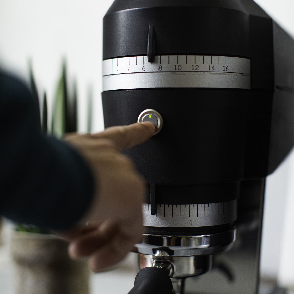 Muehle Swift Mini Schwarz Mahlgradeinstellung