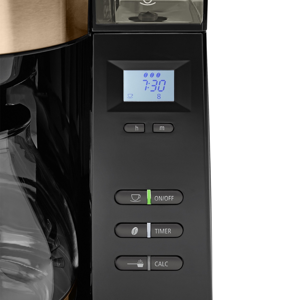 Melitta Aromafresh Kupfer Closeup Display
