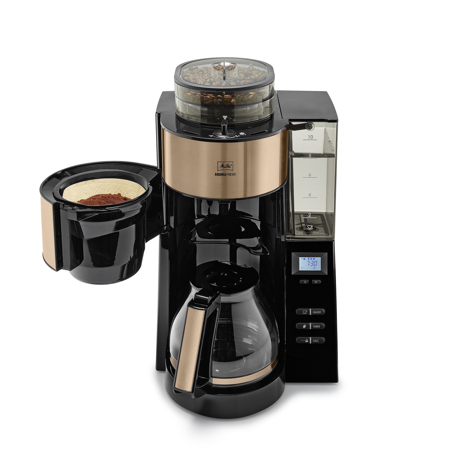 Melitta Aromafresh Kupfer Closeup Display