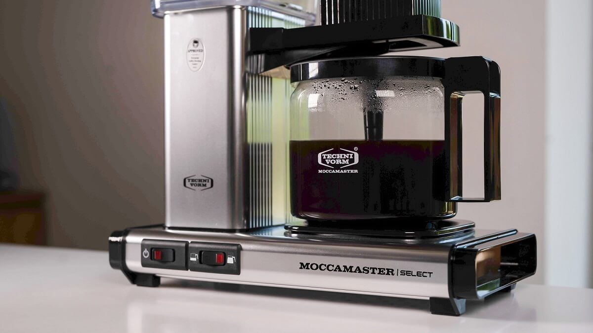 Moccamaster Kaffeemaschine KBG Select in silber schwarz Moccamaster Kaffeemaschine KBG Select in silber schwarz