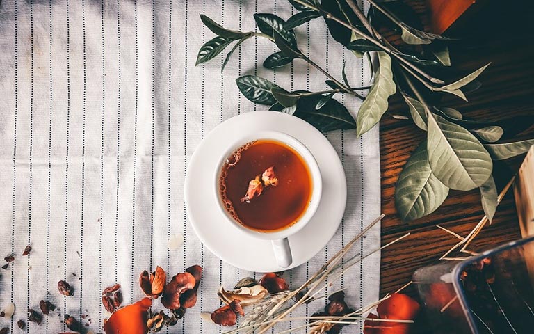 Rooibos Tee in einer Tasse