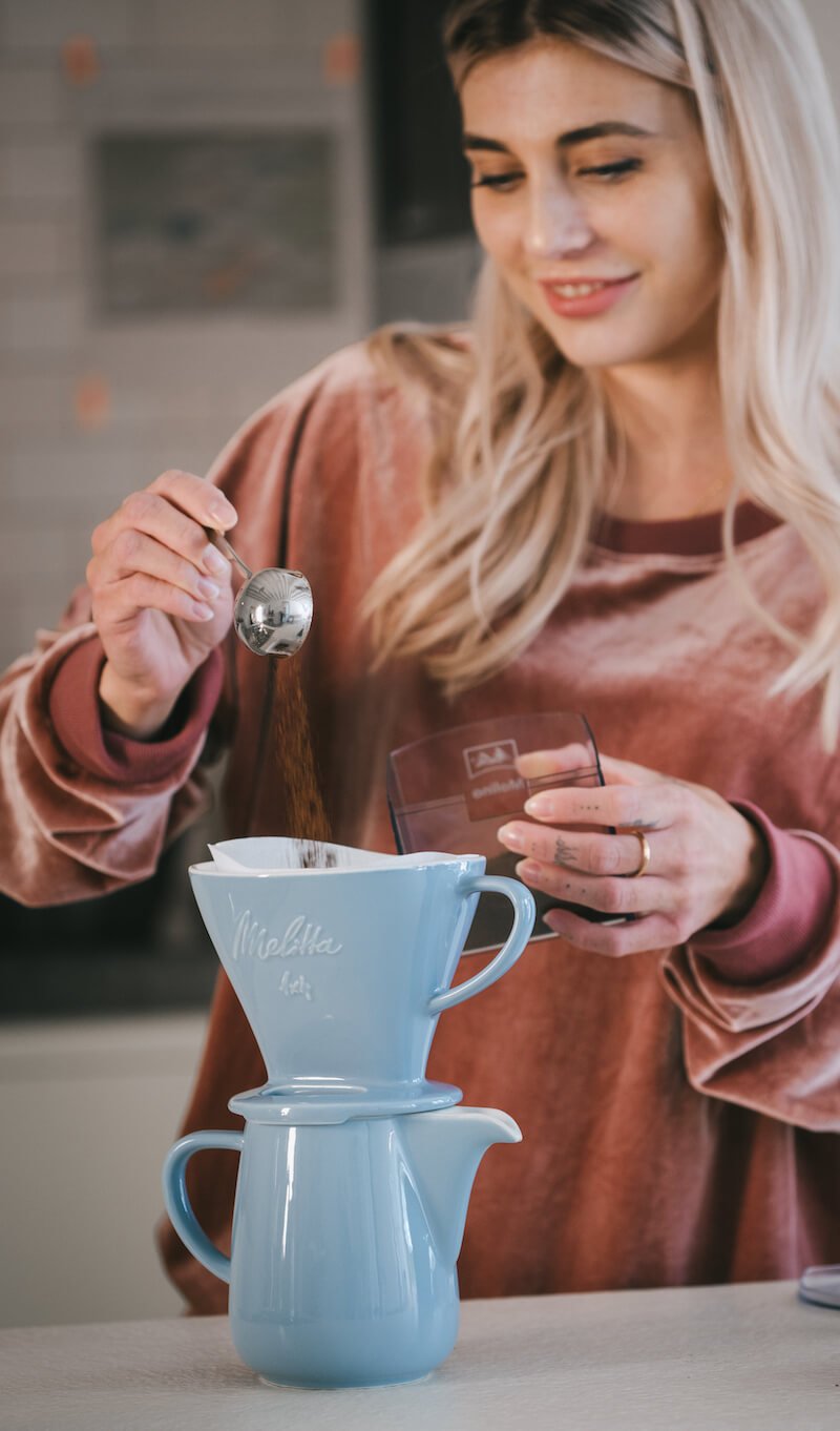 Melitta Molino Kaffeekanne aus Porzellan
