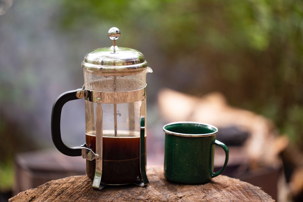 Kaffeezubereitung im Urlaub mit der French Press